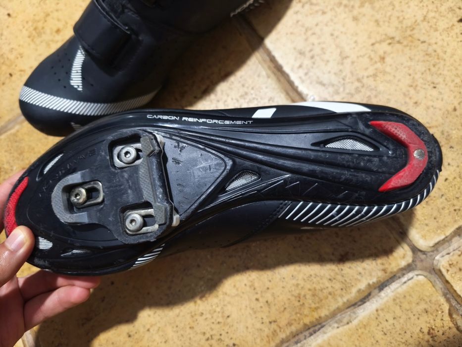 Sapatos bicicleta encaixe