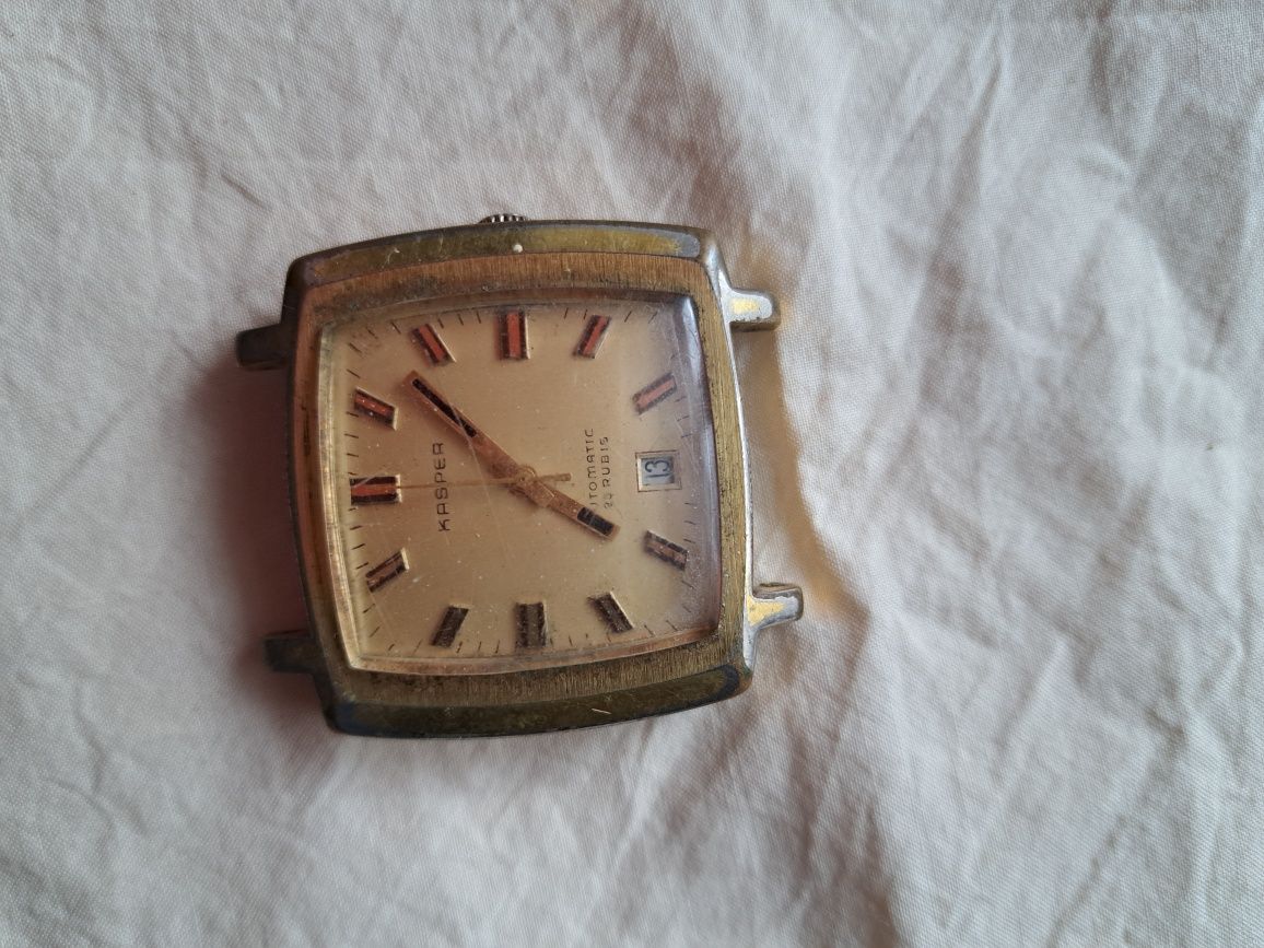 Niemiecki Kasper 25 jewels zegarek męski 1970