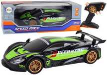 Auto sportowe R/C 1:10 zielono-czarne pudełko,446x575 mm