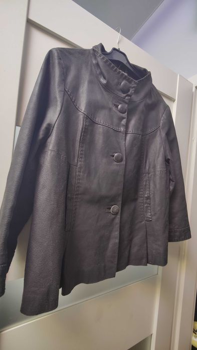 Чисто Кожаная Куртка PHILDAR Стильная М-ка Хорошее Состояние