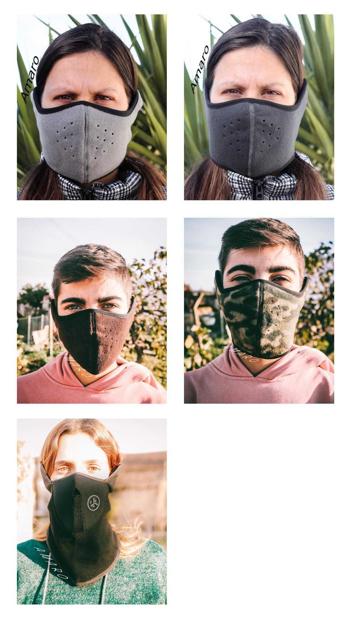 Mascara Facial Capacete Aberto (Mota, Exército, Airsoft) 5 Modelos