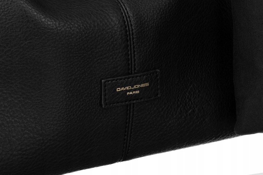 duża torebka-worek ze skóry ekologicznej - david jones