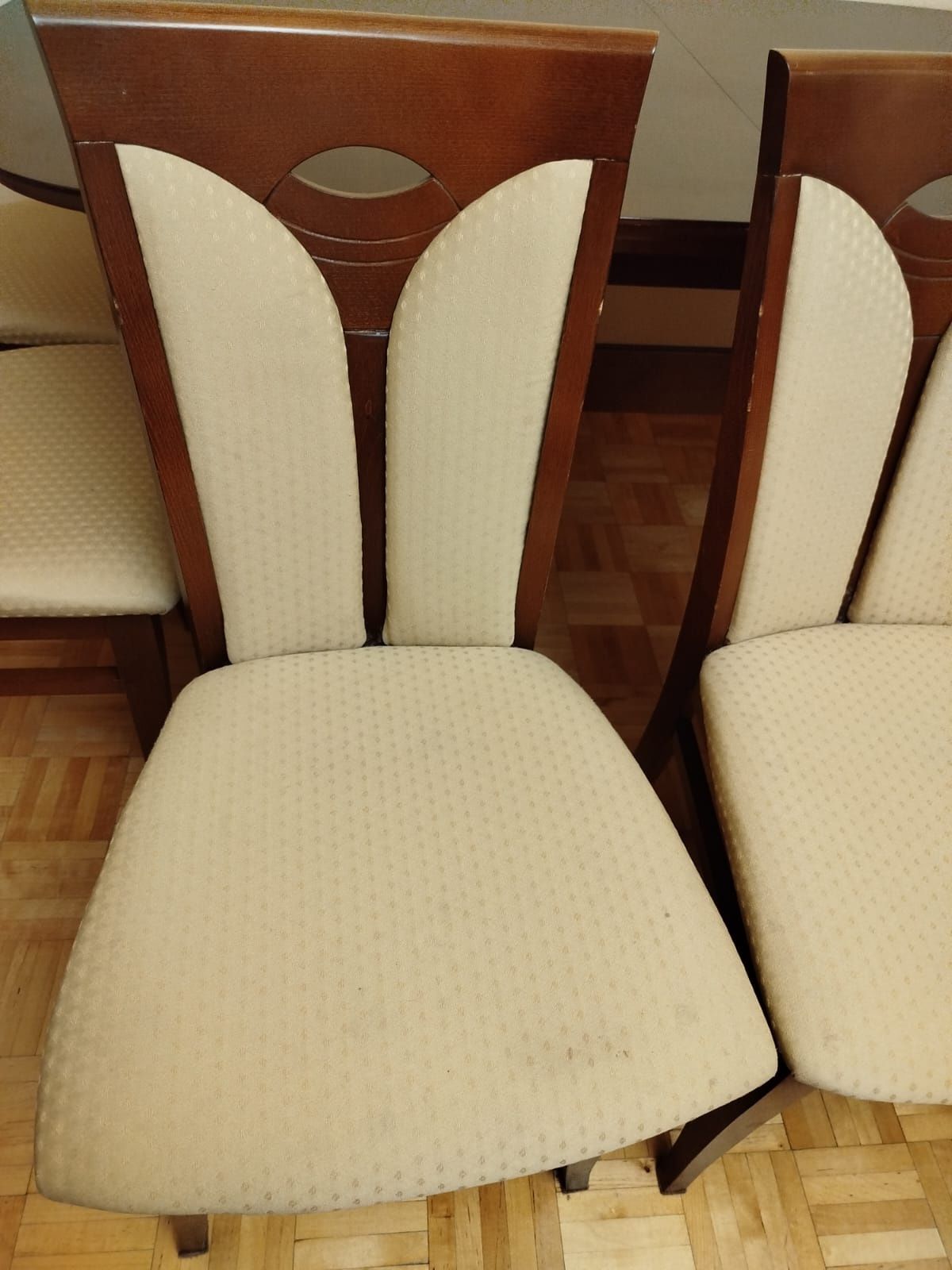 Krzesła Firenze VAR drewniane 6 szt , czereśnia antyczna