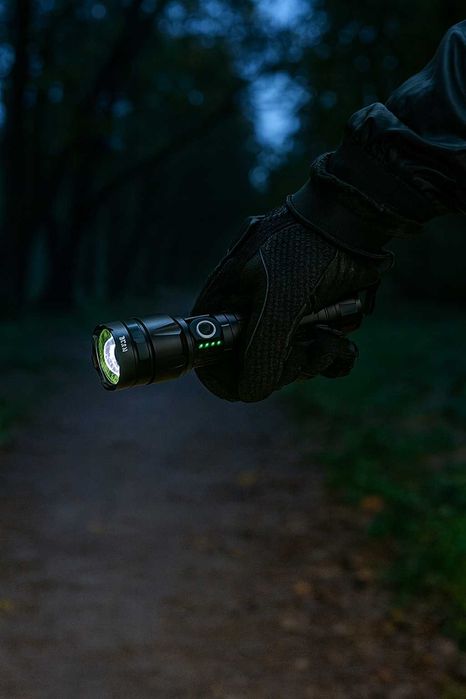 Latarka LED Taktyczna Akumulatorowa Wojskowa ZOOM 30W USB-C Powerbank