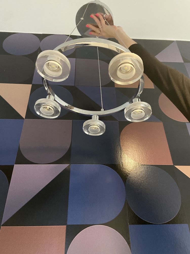 Lampa sufitowa 5punktów świetlnych