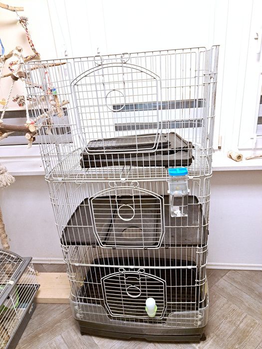 Duża klatka woliera dla szynszyli, królików, fretek