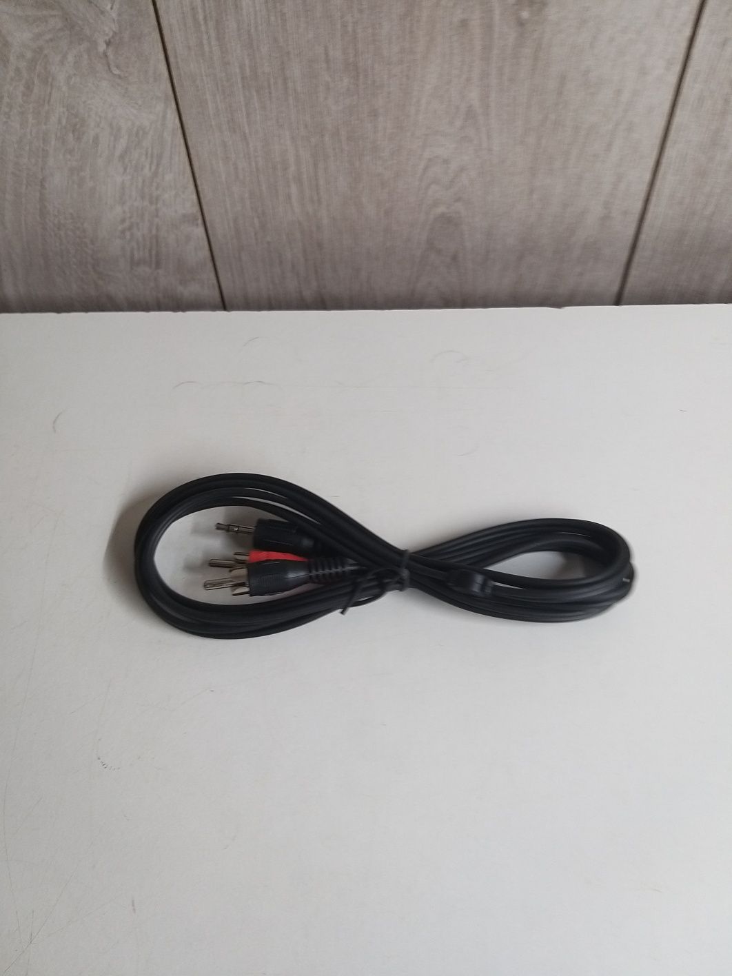 Kabel przewód audio stereo 2 x cinch z końcówką mini Jack.