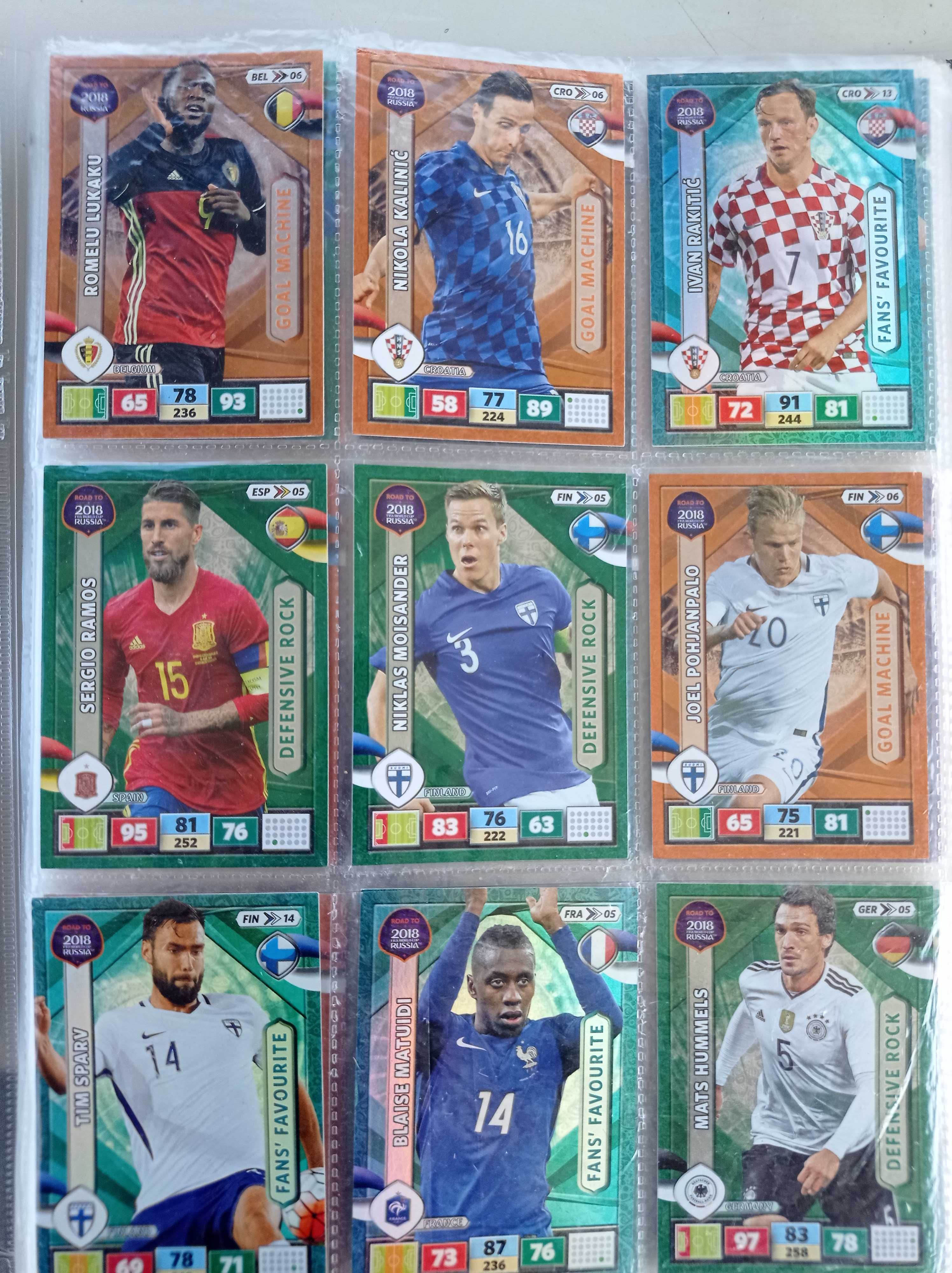 Karty Panini FIFA 365 edycja Road to Rossia 2018