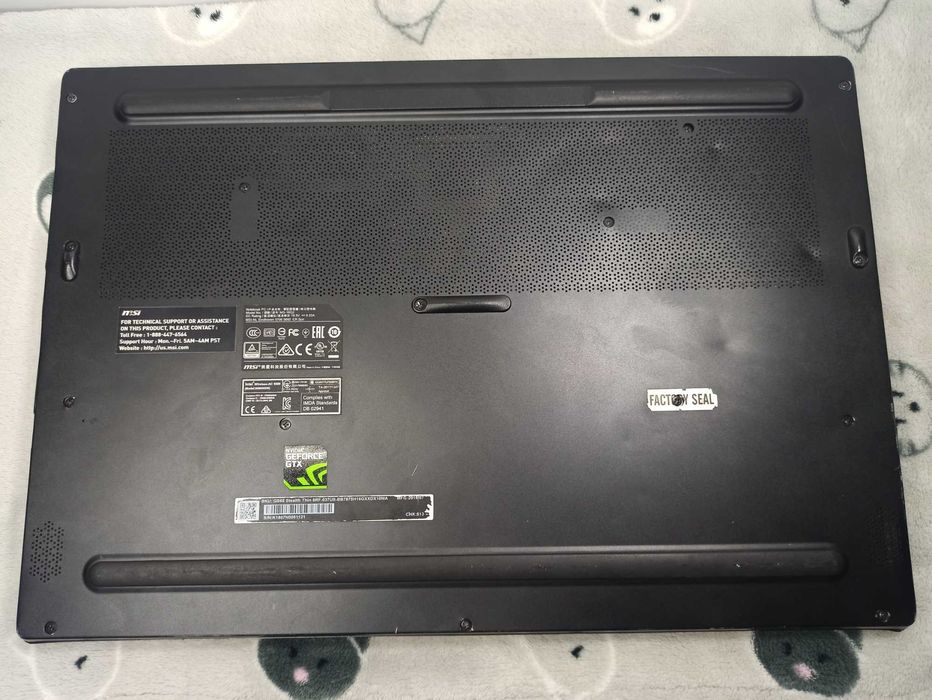 Уцінка! Ігровий ноутбук MSI GS65 i7 8750H/16gb/nvme 1TB/GTX 1070 Max-q