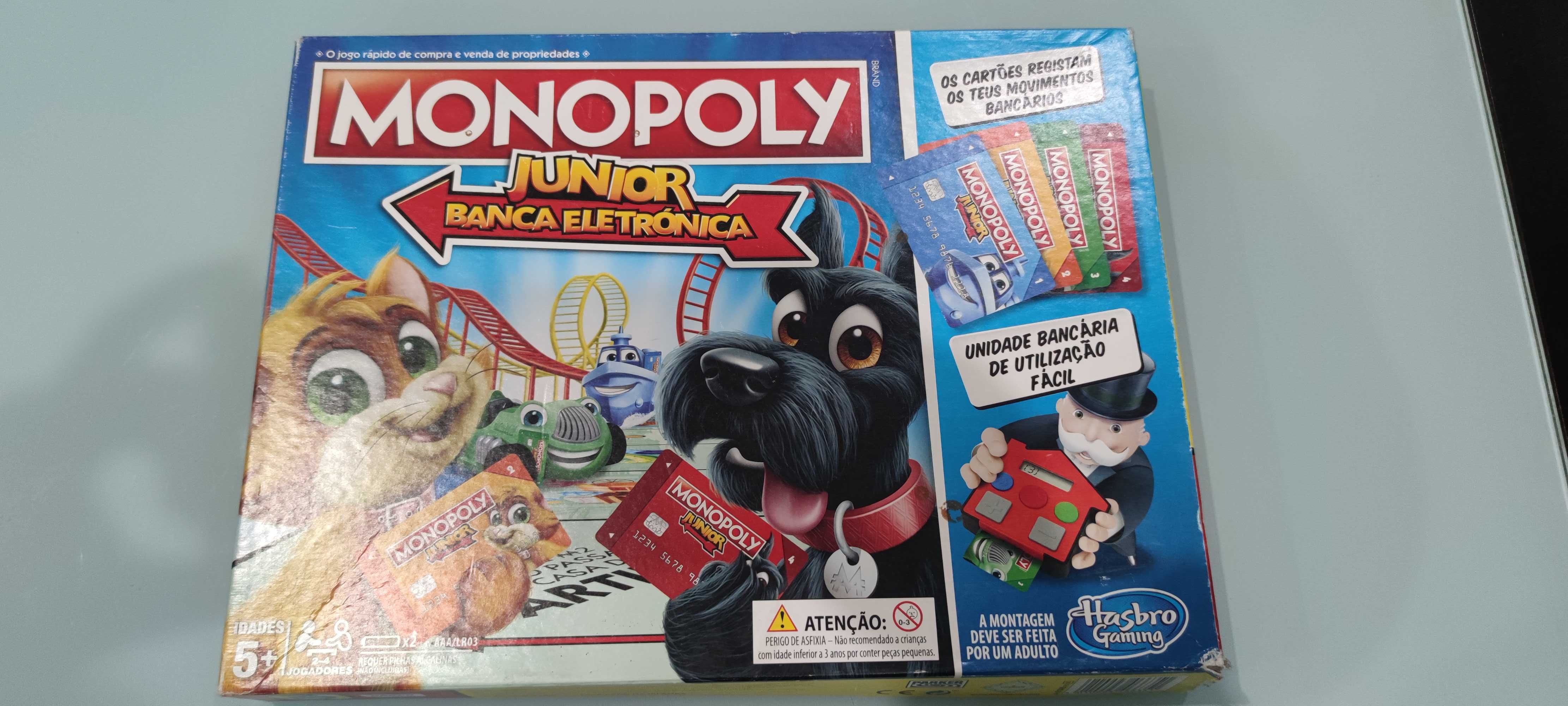 Monopoly Junior, banca eletrónica, em bom estado