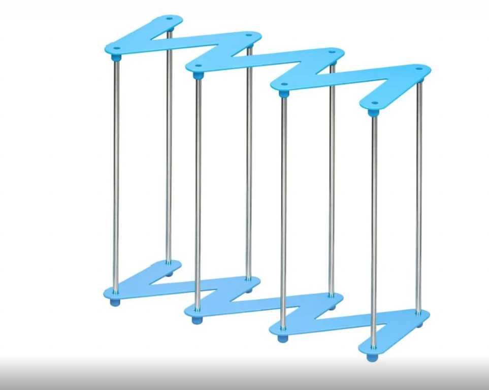 Полка стойка органайзер для обуви на 4 полки Shoe Rack