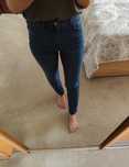 Jeansy skinny damskie Mohito