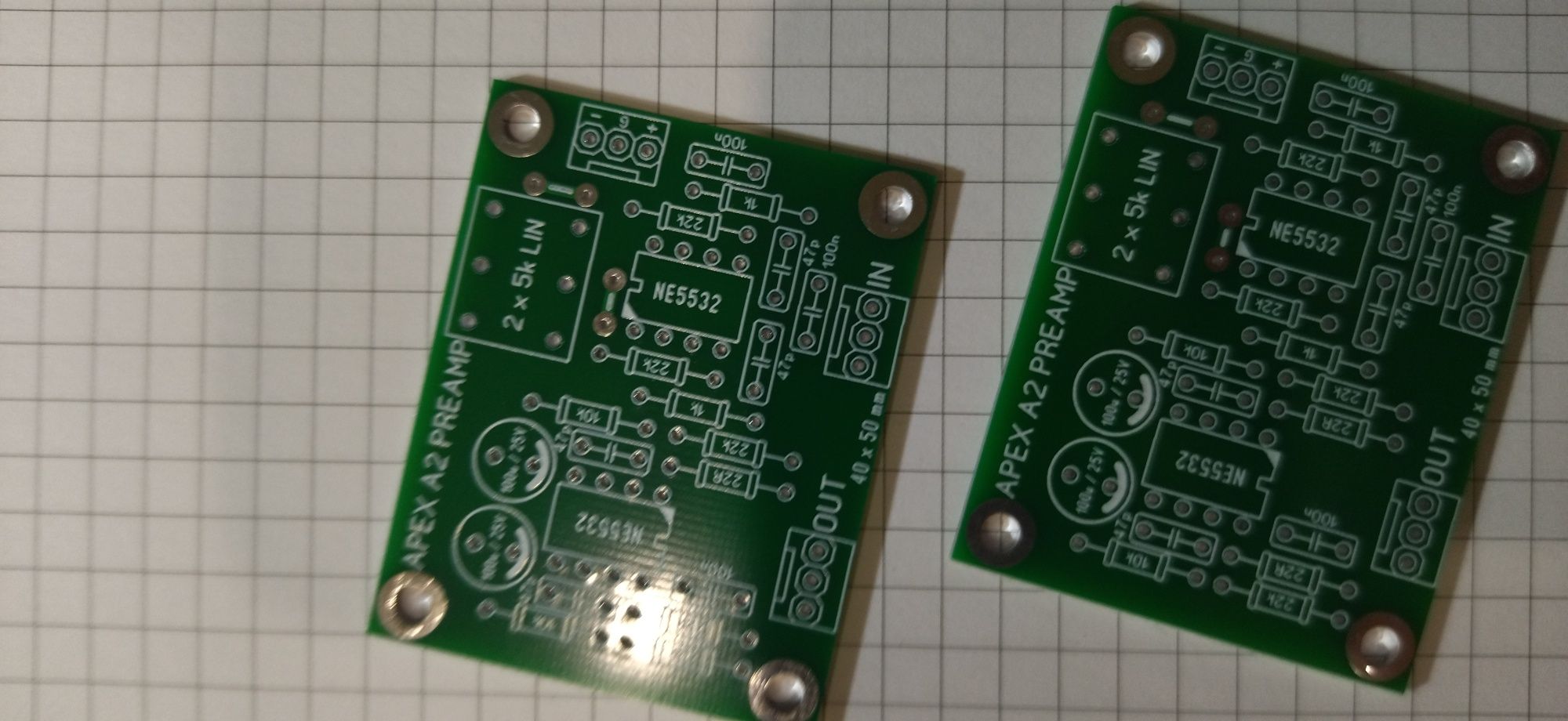 Друкована плата преампа APEX A2 preamp