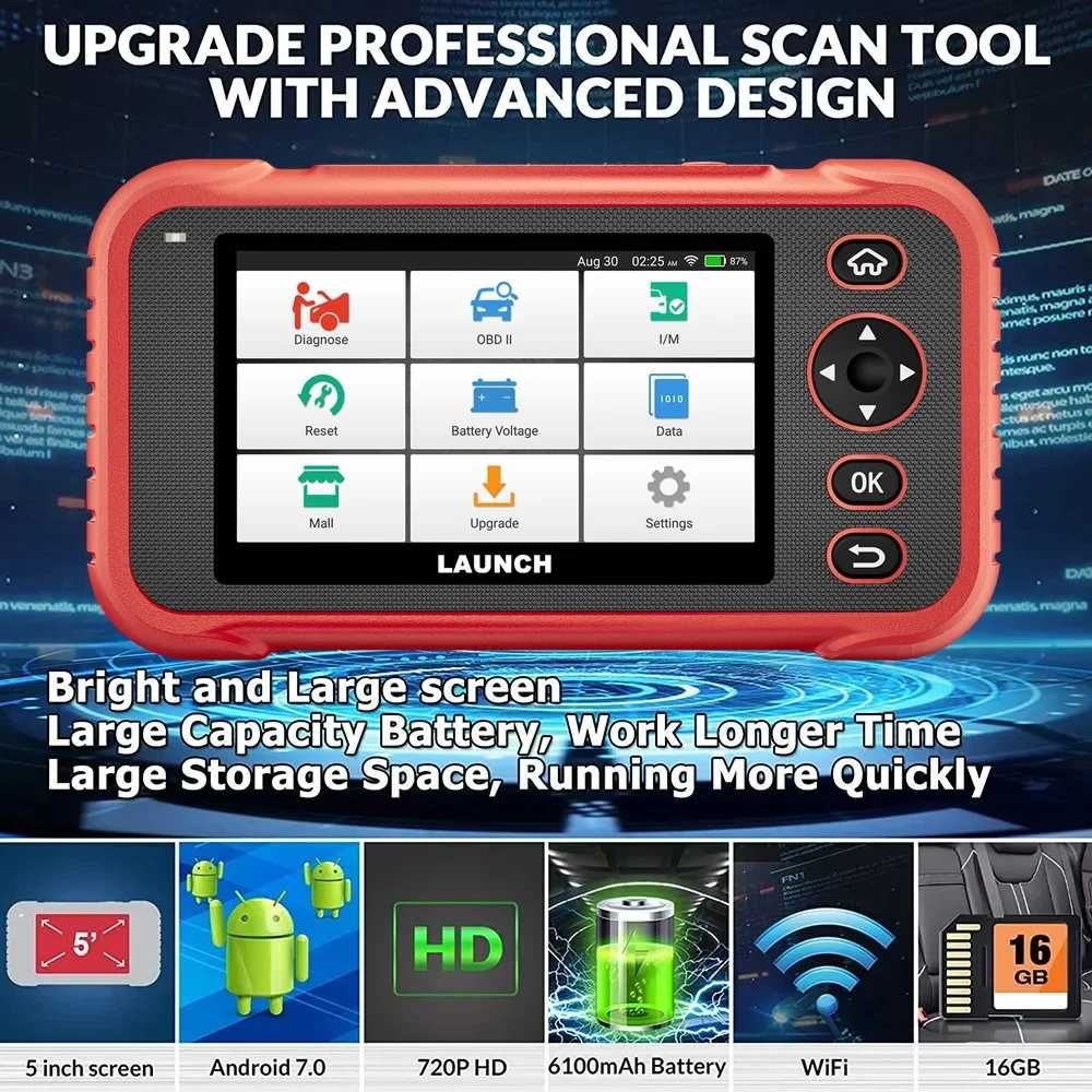 Launch CRP129E PLUS Maq Diagnostico OBD Actualizações Grátis (NOVO)
