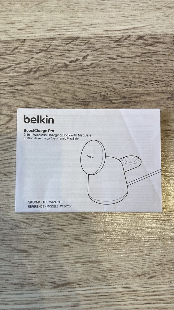 Ładowarka indukcyjna BELKIN 2 w 1 z MagSafe