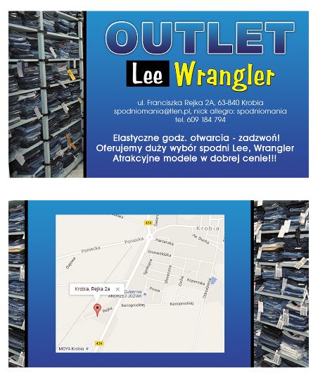 Wrangler, Lee spodnie