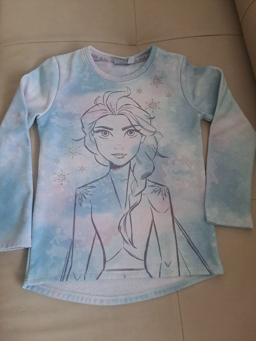 BLUZA dresowa tunika FROZEN Karina lodu ELSA Disney