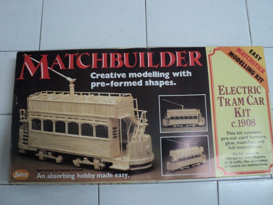 Matchbuilder, kits de modelismo em paus de fósforo