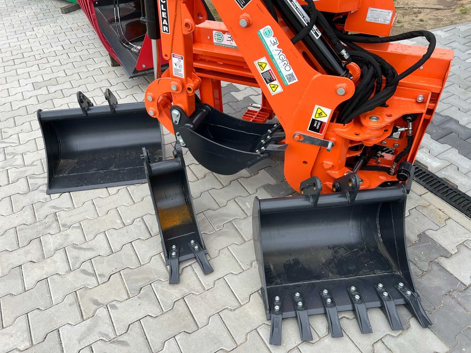 Łyżka na tył mini traktorka na WOM Koparka głębokość do 1.75m --RATY--