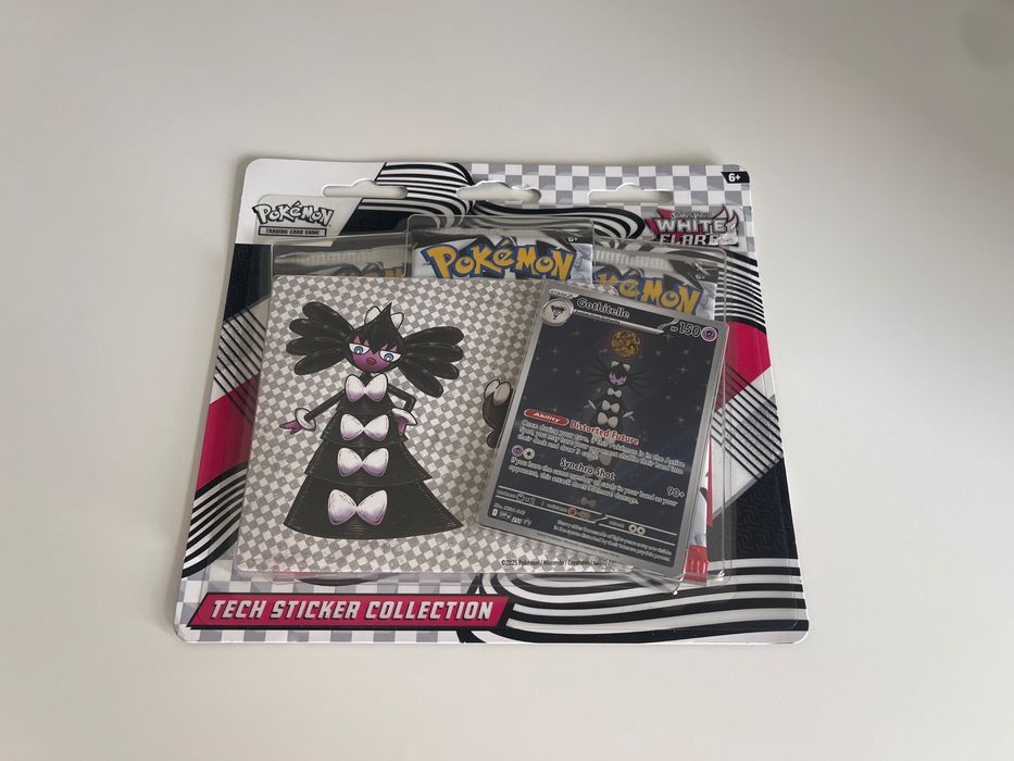 Pokemon White Flare Tech Sticker Collection - blister