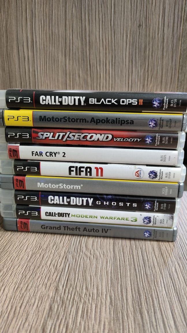 Konsola Play Station 3! 9 gier, 2 pady ORYGINALNE ps3