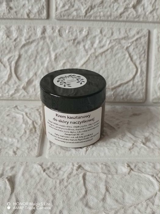 Krem kasztanowy do cery naczynkowej
