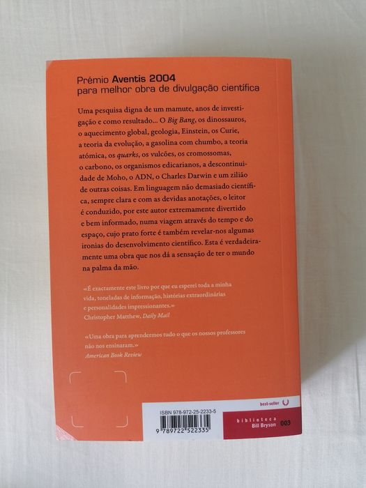 Breve história de quase tudo