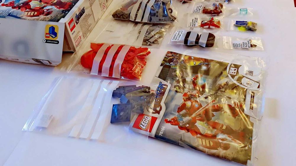 Lego Marvel 76164 Iron Man Hulkbuster vs AIM Agent peças novas