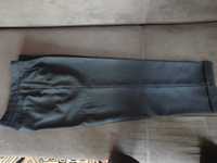 grafitowe spodnie garniturowe męskie, rozmiar na wzrost 176