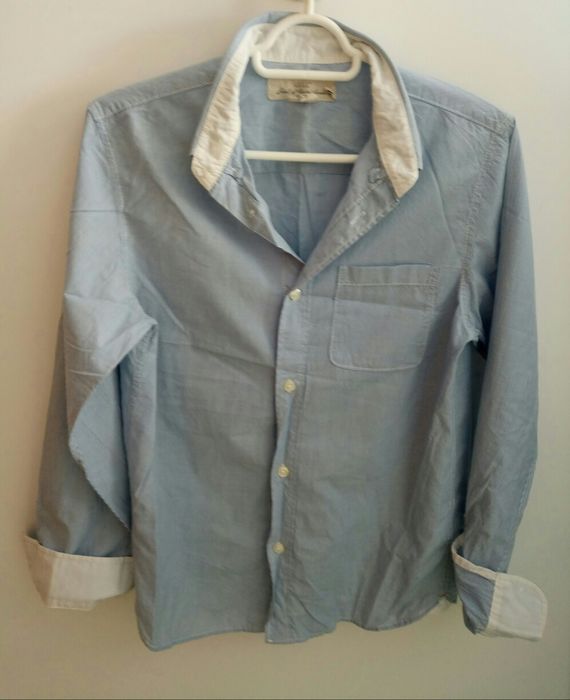 Camisa azul da H&M para menino 11-12 anos