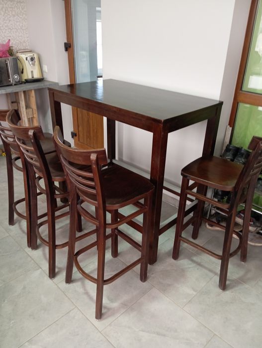 Стіл барний крісла барні  дерев'яні