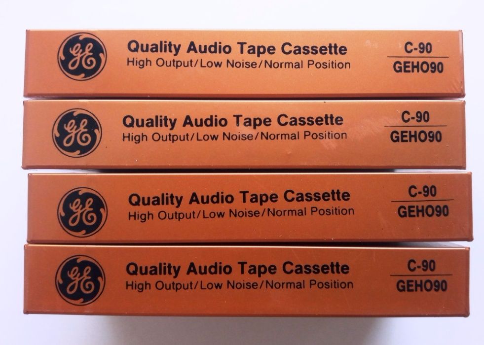 Редкая винтажная кассета GE-HO C 90(Thomson) Korea Как Sony