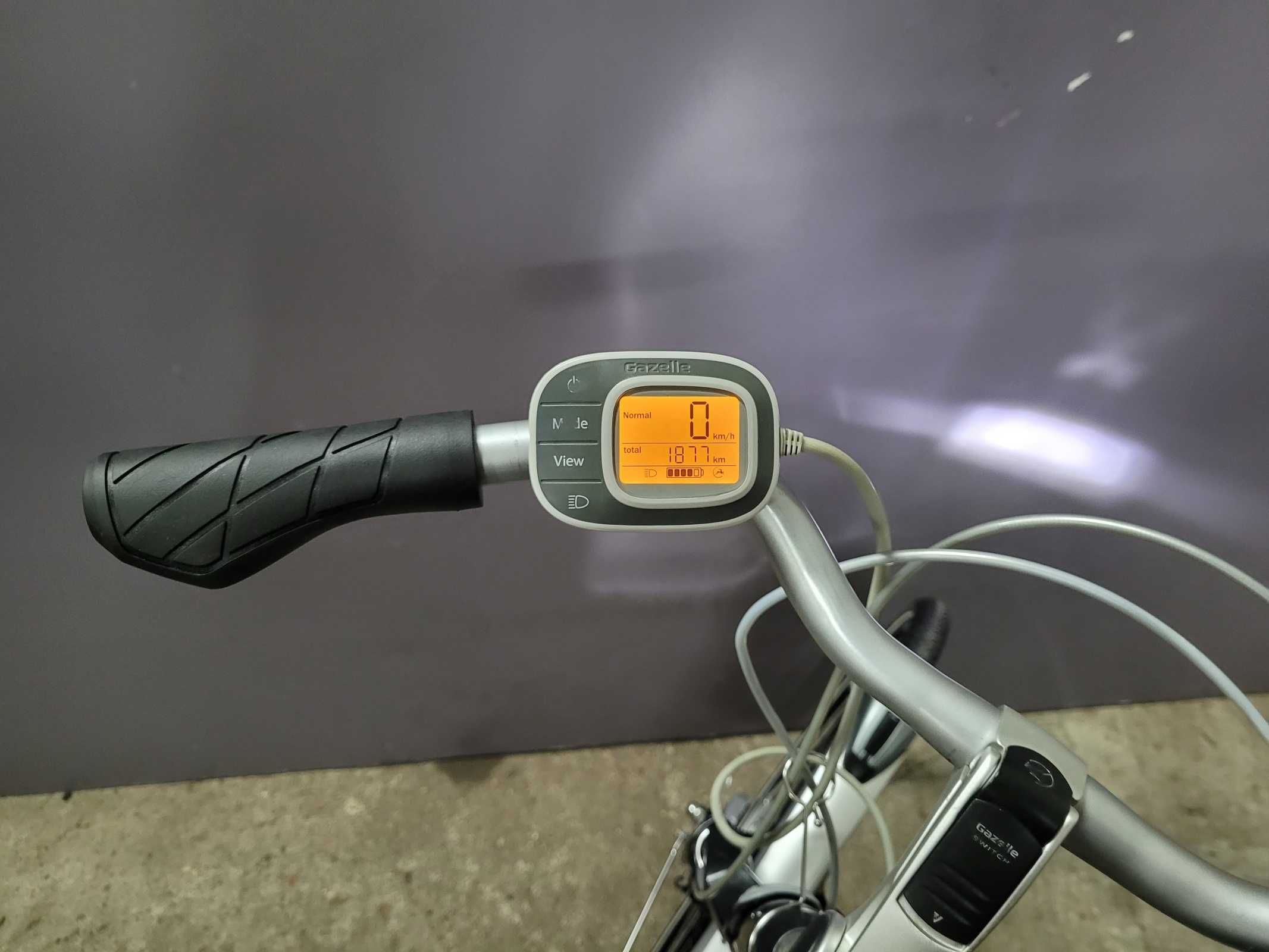 Rower elektryczny GAZELLE ORANGE PLUS 1800 km 11ah 36v Koszyk GRATIS!!