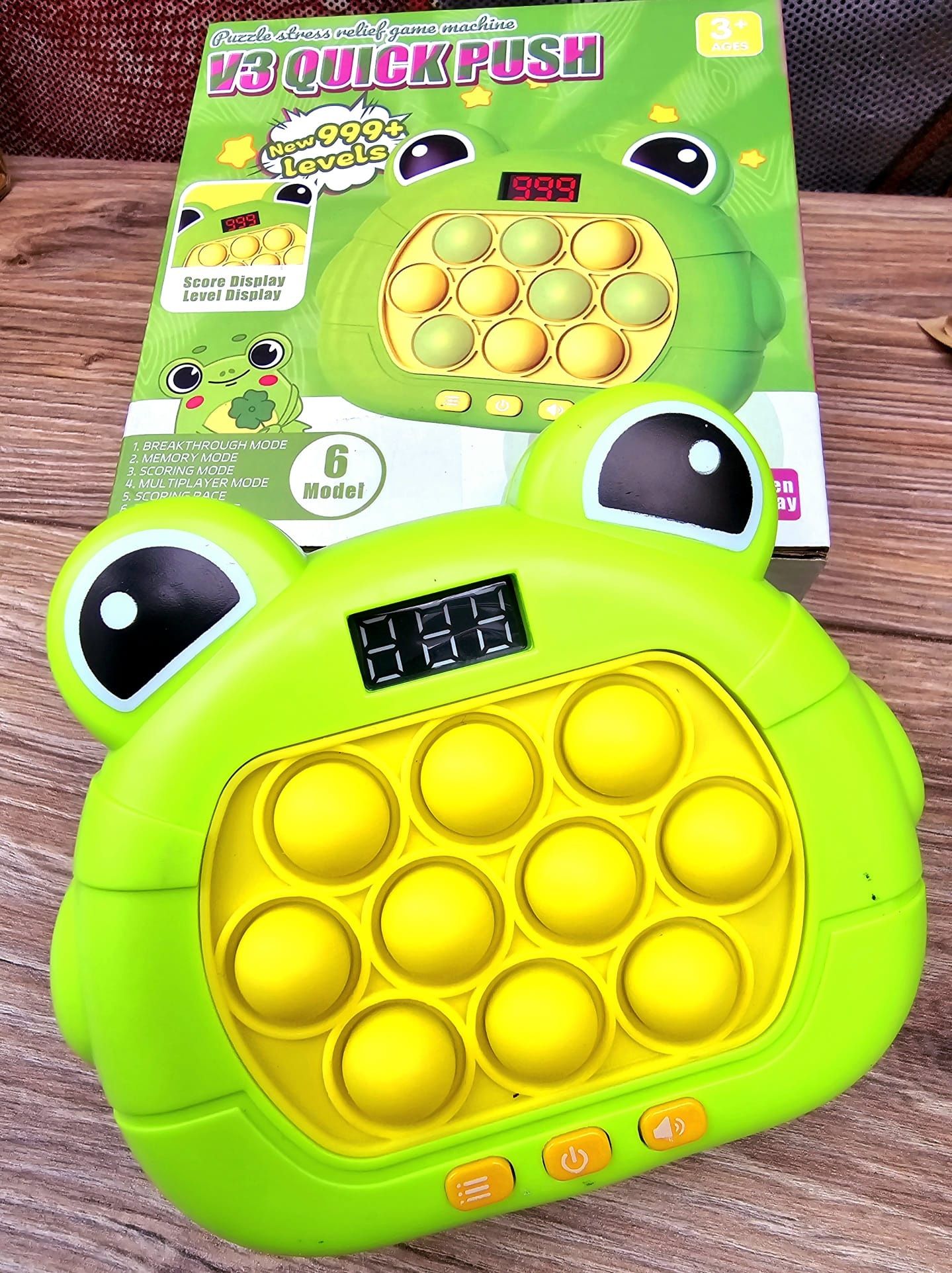 Nowa super gra PopIt Żabka z licznikiem - zabawki
