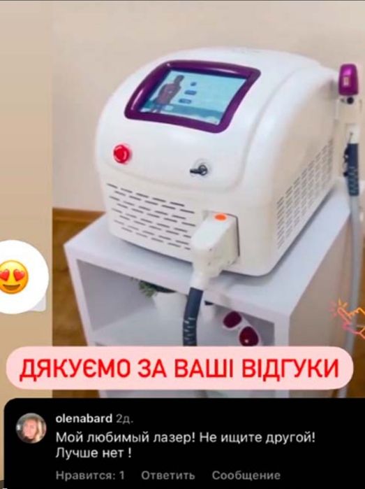 Лазерный аппарат для эпиляции DL-03, 4000$ 3-ех волновой диодный лазер