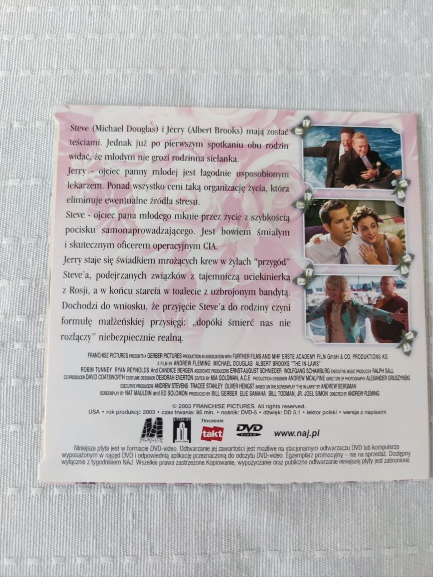 Teściowie Michael Douglas Albert Brooks DVD lektor, 2003 komedia