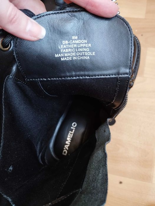 Шкіряні Готичні черевики D'amelio 38 39 розмір ботинки аниме