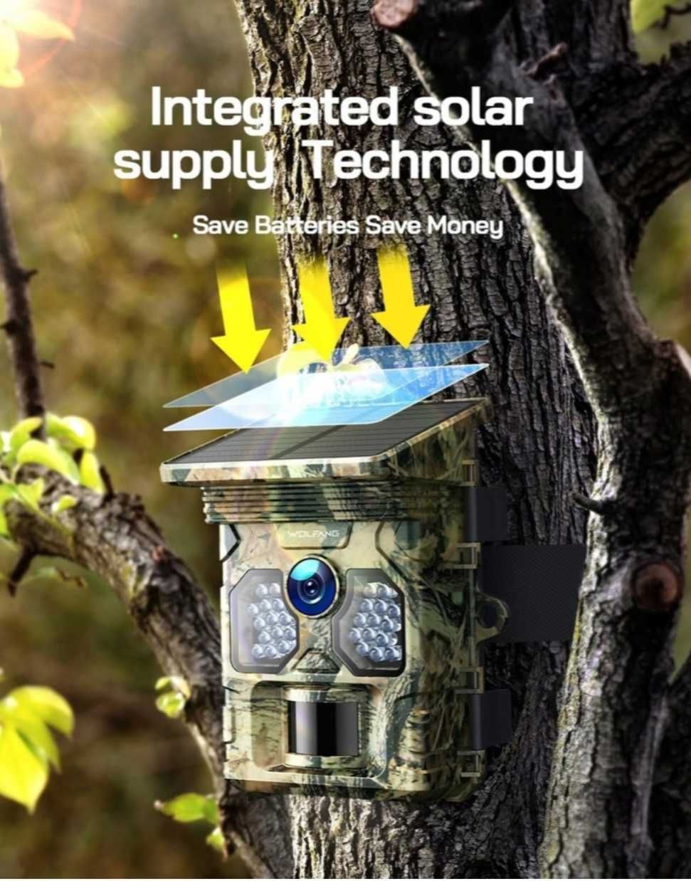 Kamera Solarna przyrodnicza 4K 48 MP z
noktowizorem 0,1 s R410
