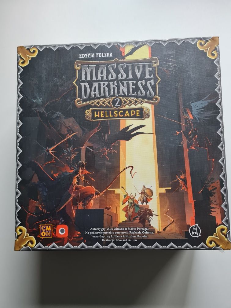 Gra planszowa Massive Darkness 2 Hellscape PL - w folii na prezent