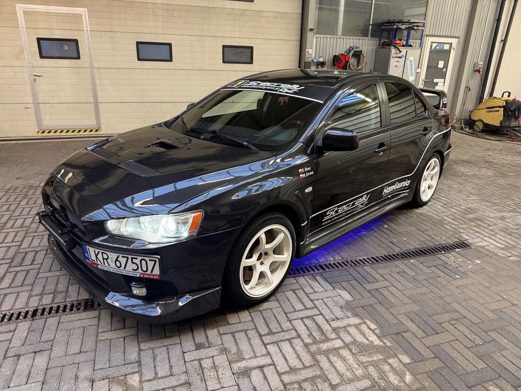 Mitsubishi Lancer Evolution Mitsubishi Lancer EVO X by Stec Rally Rent