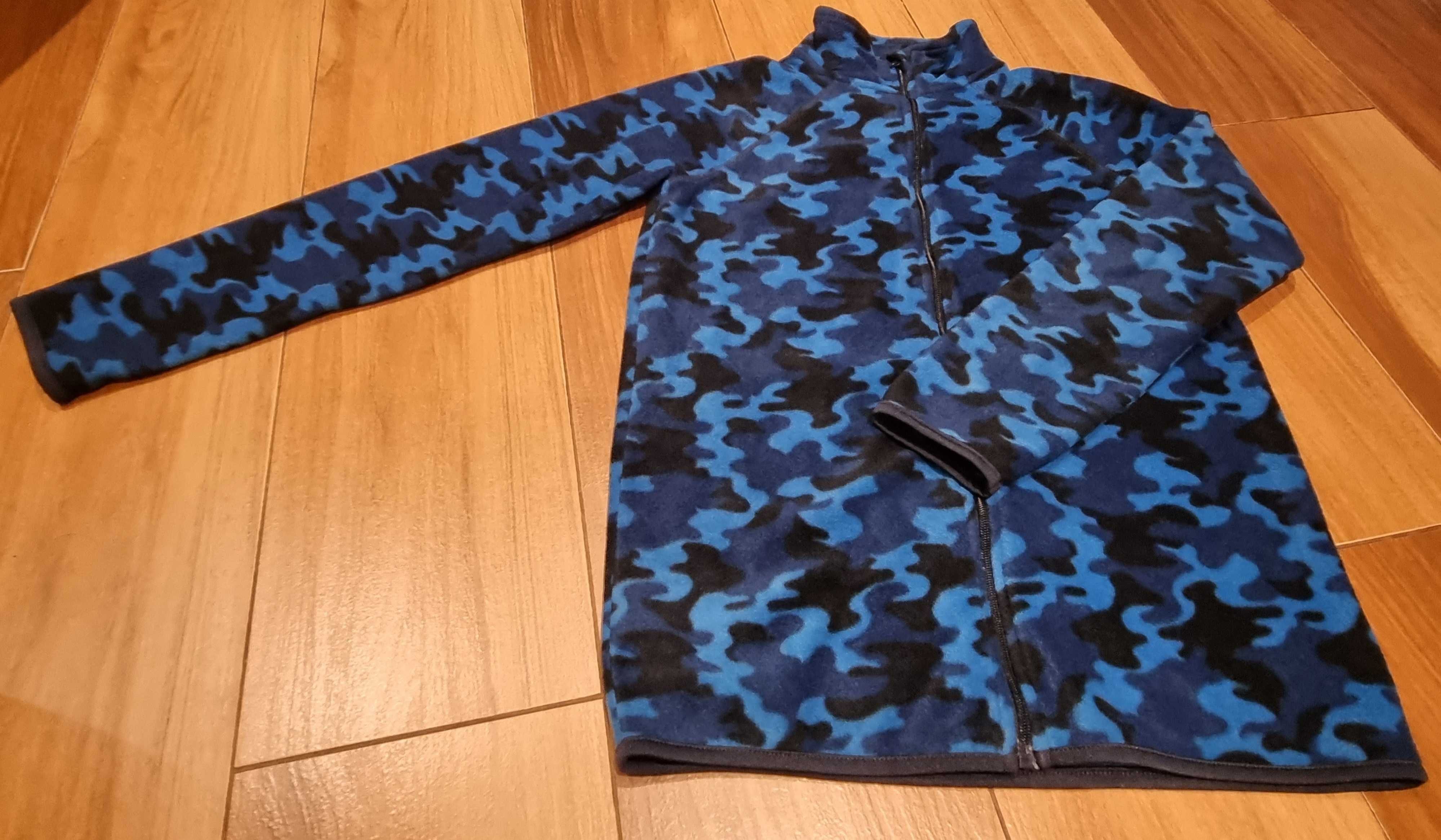 Polar NOWY bluza polarowa R 158 Y.F.K rozpinany ciepły granatowy