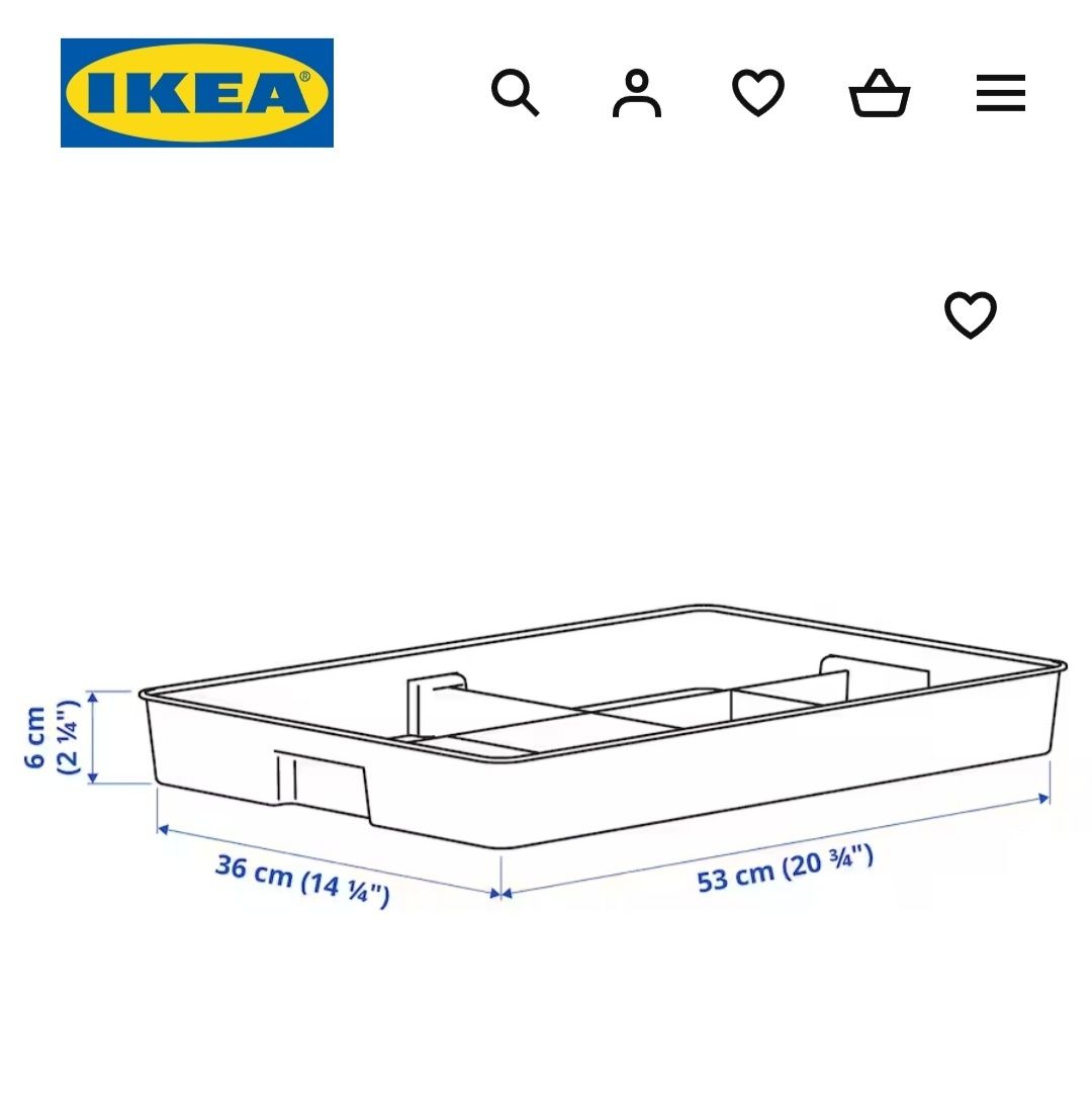 Organizer do szuflady IKEA Kuggis