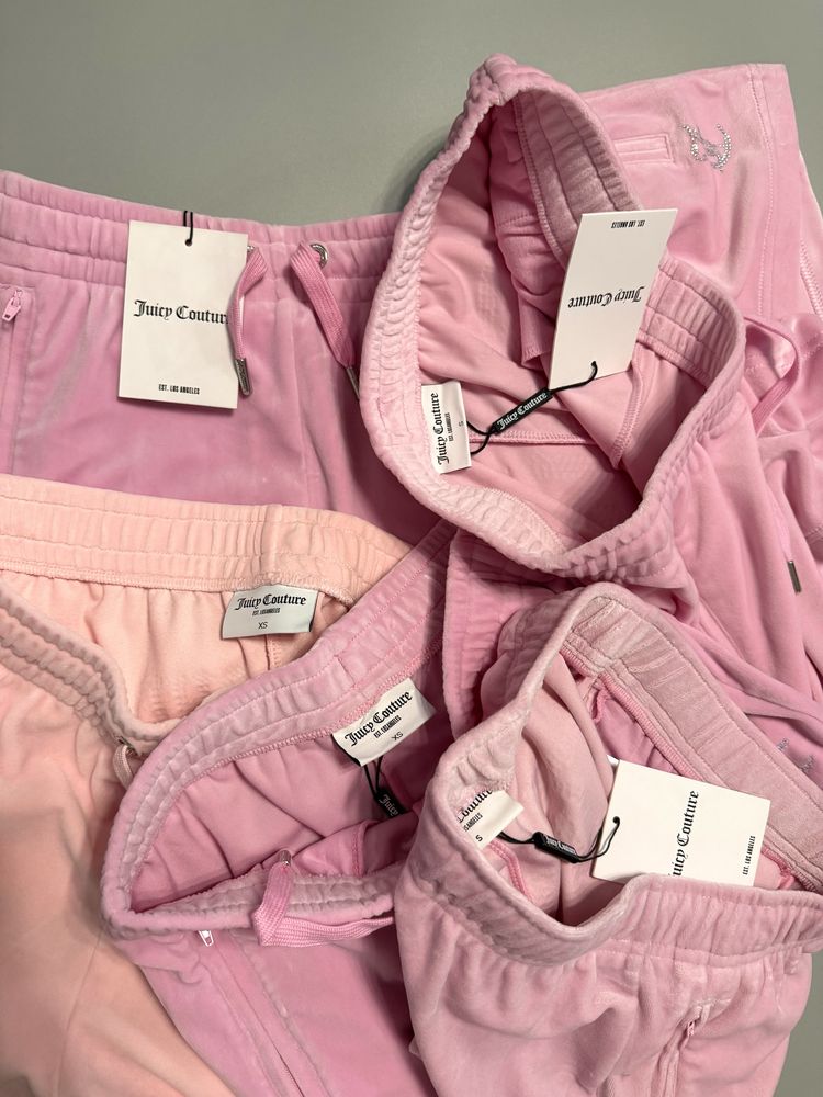 Велюрові шорти Juicy Couture оригінал нові рожеві Xs, S з бірками