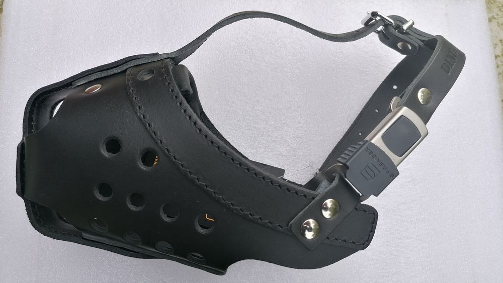 Kaganiec skórzany bojowy wzmocniony rozmiar dla belga