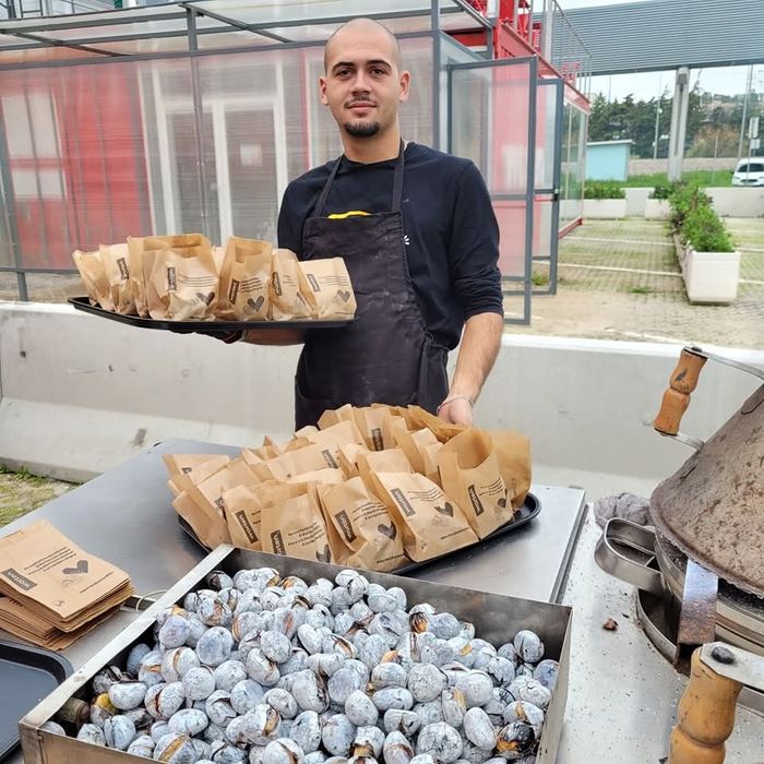 Castanhas assadas eventos