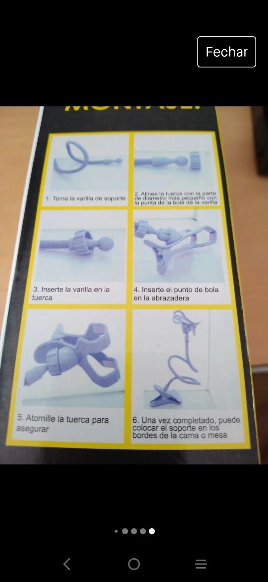 Suporte telemóvel