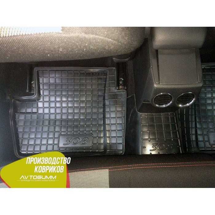 Коврики Peugeot 207 307 308 3008 5008 508 Partner Салоны Avto Gumm
