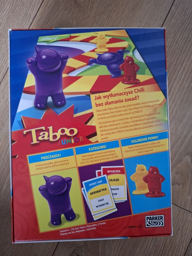 Taboo junior, gra planszowa