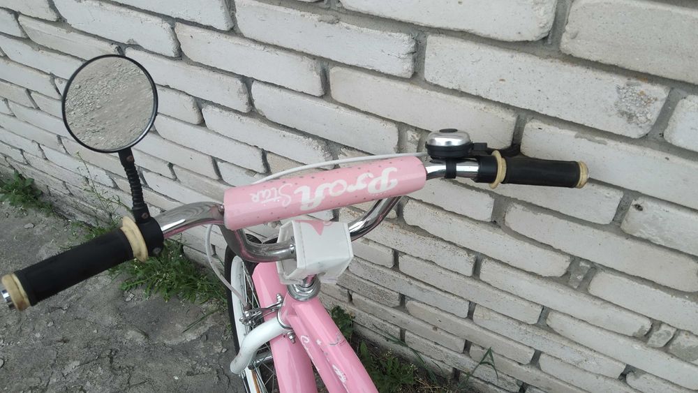 Велосипед для дівчинки 6-9 років, колеса 20 дюймів  (Рожевий)