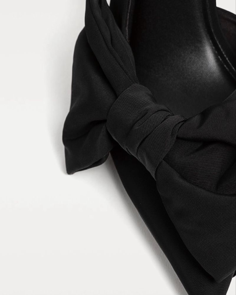 Туфлі на підборах з бантом Stradivarius